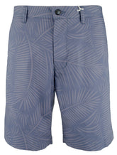 Southern Tide Men's Printed Palm Fronds 9" Flat Front Shorts 28 Seven Seas Blue